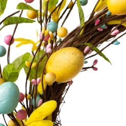 Flash Sale 💯 Glitzhome® 22" Easter Egg Wreath 👏 -Glitzhome Sales D263012S 6