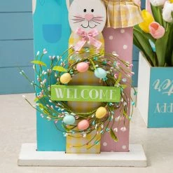 Wholesale 😍 Glitzhome® 30" Easter Wooden Bunny Family Standing Décor ❤️ -Glitzhome Sales D263013S 4