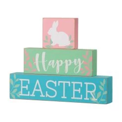 Best Sale 😉 Glitzhome® 9.5" Wooden Easter Block Table Décor 😉