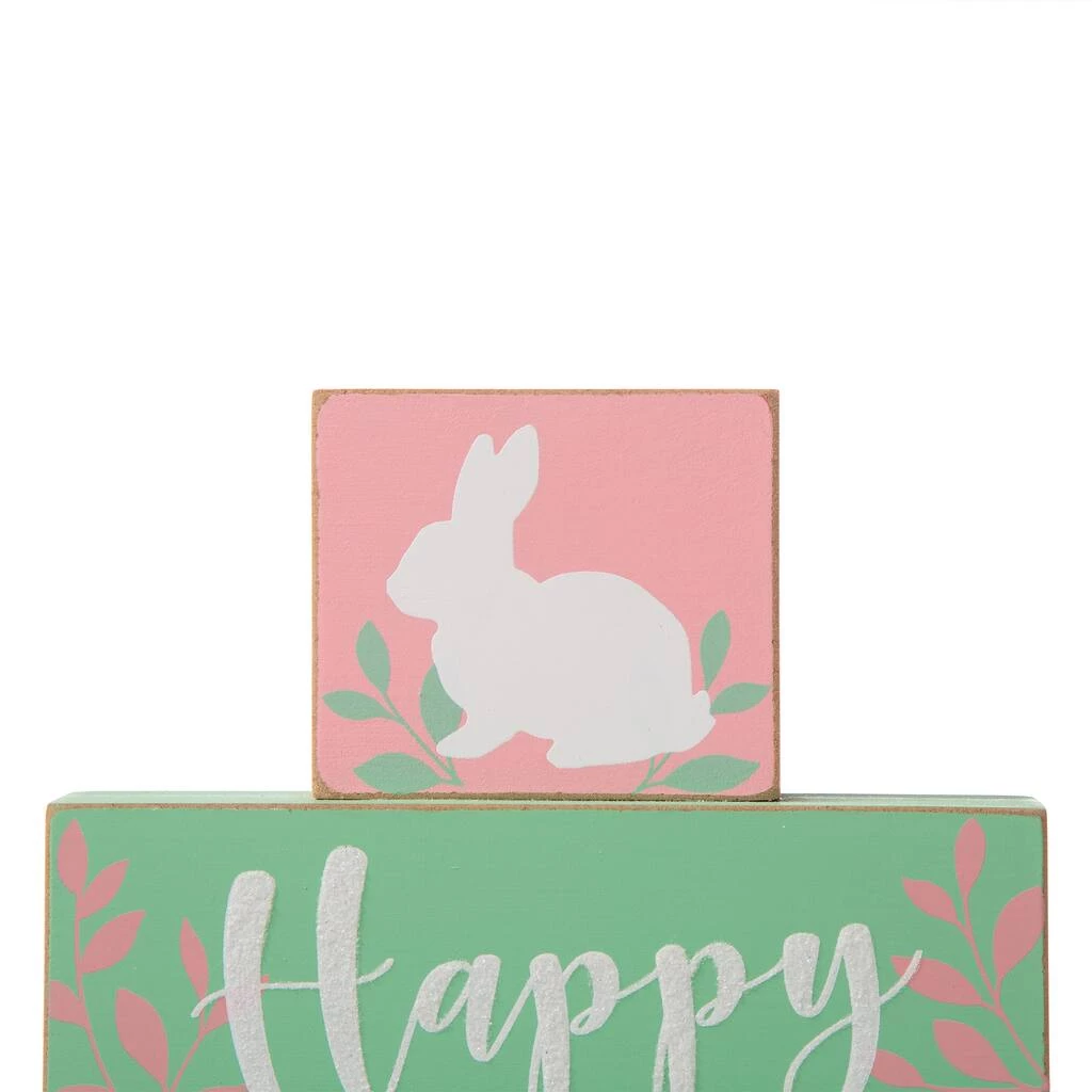 Best Sale π Glitzhome® 9.5" Wooden Easter Block Table Décor π 8 Best Sale π Glitzhome® 9.5" Wooden Easter Block Table Décor π - Image 6