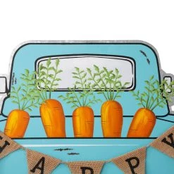 Hot Sale 😍 Glitzhome® 26" Easter Metal Truck Yard Stake 😍 -Glitzhome Sales D263016S 6