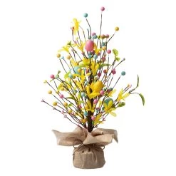 Promo ❤️ Glitzhome® 18" Easter Egg Table Tree Décor 🔥