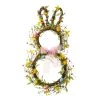 Cheapest π€© Glitzhome® 25" Easter Bunny Shaped Wreath with Eggs & Satin Ribbon Bow π 2 Cheapest π€© Glitzhome® 25" Easter Bunny Shaped Wreath with Eggs & Satin Ribbon Bow π -Glitzhome Sales D263069S 1