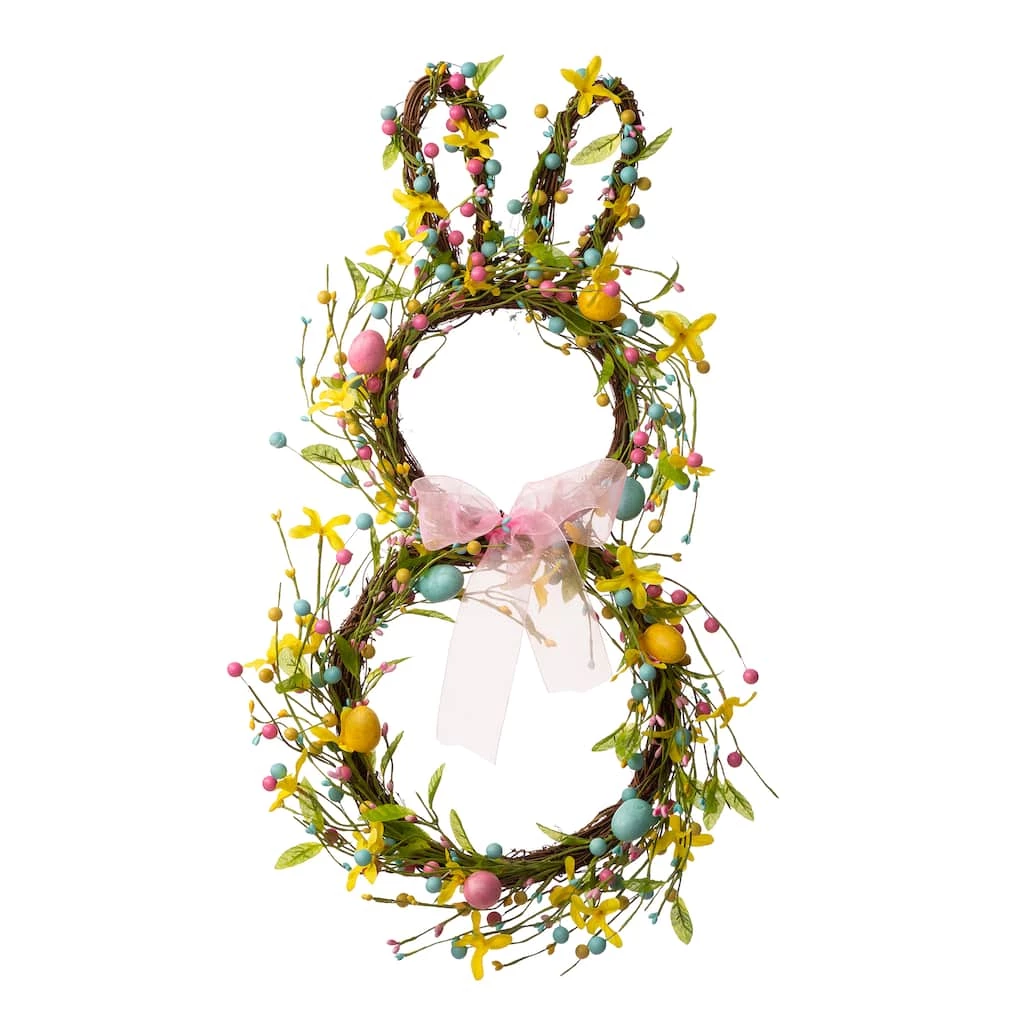Cheapest π€© Glitzhome® 25" Easter Bunny Shaped Wreath with Eggs & Satin Ribbon Bow π 3 Cheapest π€© Glitzhome® 25" Easter Bunny Shaped Wreath with Eggs & Satin Ribbon Bow π