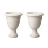 Budget 🧨 Glitzhome® 21.5" Eco-Friendly Oversized Faux Terrazzo Goblet Planters, 2ct. 😀