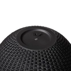 Promo ✨ Glitzhome® 30" Solar Lighted Black Plastic Hanging Planter 👏 -Glitzhome Sales D266612S 7