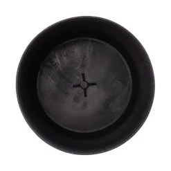 Discount 🥰 Glitzhome® Black Eco-Friendly Oversized Faux Marble Round Pot Planter Set ✔️ -Glitzhome Sales D266614S 8