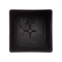 Deals 🛒 Glitzhome® Black Eco-Friendly Oversized Faux Marble Square Pot Planter Set 🥰 -Glitzhome Sales D266619S 8