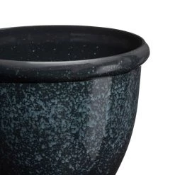 Brand new 👍 Glitzhome® Black Eco-Friendly Oversized Faux Ceramic Round Pot Planter Set 😉 -Glitzhome Sales D266623S 6