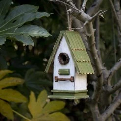 Wholesale π Glitzhome® 11" Hanging Wood Green Roof Garden Decorative Birdhouse 𧨠11 Wholesale π Glitzhome® 11" Hanging Wood Green Roof Garden Decorative Birdhouse 𧨠-Glitzhome Sales D266628S 3
