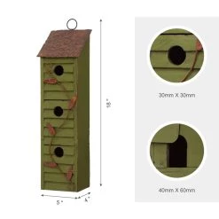 Best deal π₯° Glitzhome® 18" Green Window-Blinds Distressed Solid Wood Birdhouse π 14 Best deal π₯° Glitzhome® 18" Green Window-Blinds Distressed Solid Wood Birdhouse π -Glitzhome Sales D266635S 6