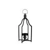 Best reviews of 😀 16.5" Modern Farmhouse Black Metal Candle Lantern by Glitzhome ❤️ -Glitzhome Sales D299643S 1