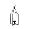 Hot Sale 🤩 22" Modern Farmhouse Black Metal Candle Lantern by Glitzhome 🔔 -Glitzhome Sales D299657S 1