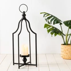 Hot Sale π€© 22" Modern Farmhouse Black Metal Candle Lantern by Glitzhome π 14 Hot Sale π€© 22" Modern Farmhouse Black Metal Candle Lantern by Glitzhome π -Glitzhome Sales D299657S 5