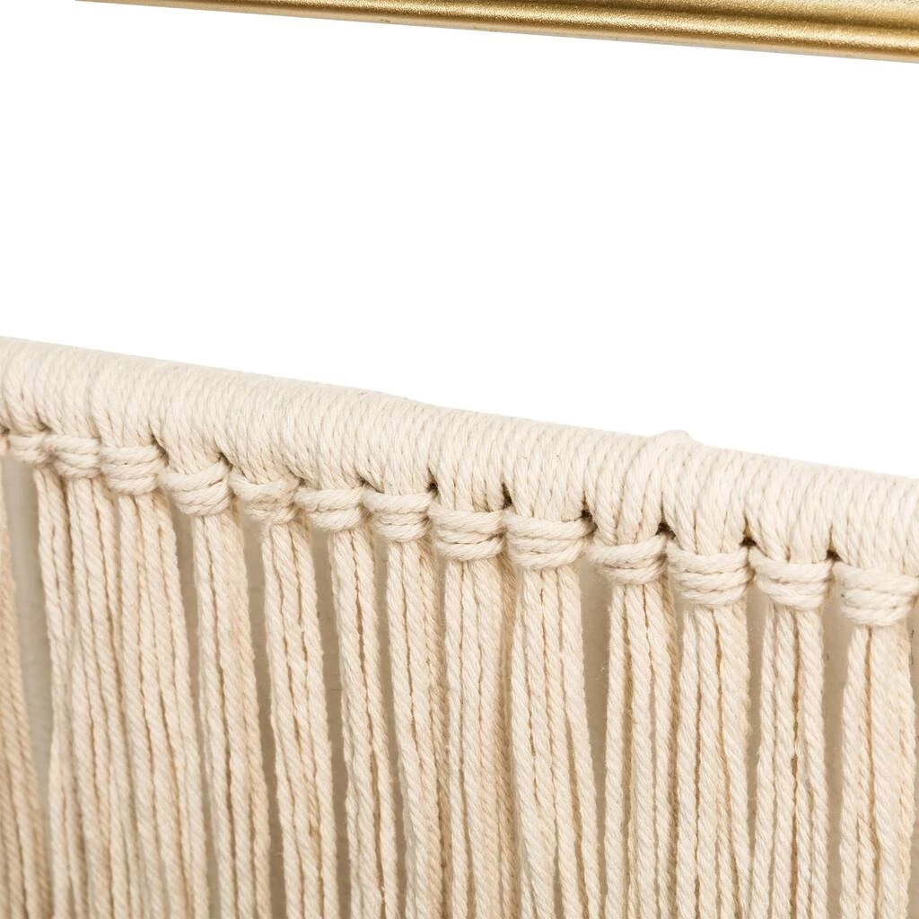 Brand new β Glitzhome® 47" Golden Metal Double Half Circle Modern Boho Hanging Mirror with Tassels π 9 Brand new β Glitzhome® 47" Golden Metal Double Half Circle Modern Boho Hanging Mirror with Tassels π - Image 7