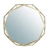 New ⌛ Glitzhome® 28" Octagon Golden Metal Wall Mirror 💯 2 New ⌛ Glitzhome® 28" Octagon Golden Metal Wall Mirror 💯 -Glitzhome Sales D299663S 1