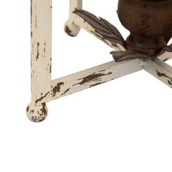 Discount 🌟 16.5" Modern Farmhouse White & Brown Metal Candle Lantern Set by Glitzhome ❤️ -Glitzhome Sales D299677S 6