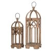 Top 10 😍 Glitzhome® Farmhouse Natural Wooden Church Window Frame Lanterns, 2ct. 😍 -Glitzhome Sales D299688S 1