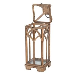 Top 10 😍 Glitzhome® Farmhouse Natural Wooden Church Window Frame Lanterns, 2ct. 😍 -Glitzhome Sales D299688S 5