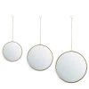 New 🌟 Glitzhome® Regency Modern Gold Metal Chains Hanging Mirrors, 3ct. 🤩 -Glitzhome Sales D299691S 1