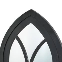 Flash Sale 🧨 Glitzhome® 40" Black Wooden Cathedral Windowpane Wall Mirror 😉 11 Flash Sale 🧨 Glitzhome® 40" Black Wooden Cathedral Windowpane Wall Mirror 😉 -Glitzhome Sales D299695S 6