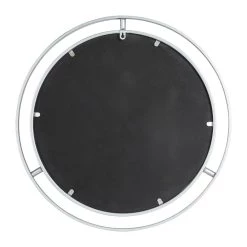 Best Sale 🔥 Glitzhome® 24" Deluxe Silver Round Wall Mirror 🎉 -Glitzhome Sales D299697S 4