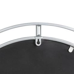 Best Sale 🔥 Glitzhome® 24" Deluxe Silver Round Wall Mirror 🎉 -Glitzhome Sales D299697S 5