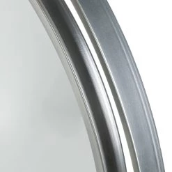 Best Sale 🔥 Glitzhome® 24" Deluxe Silver Round Wall Mirror 🎉 -Glitzhome Sales D299697S 7