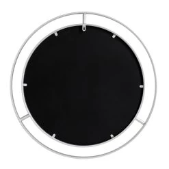 Promo 🥰 Glitzhome® 28" Glam Silver Round Wall Mirror ⌛ -Glitzhome Sales D299701S 7