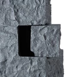 Cheap 😍 Glitzhome® 3ft. Modern Black and Grey Contrast Geometric Outdoor LED Fountain 🔥 -Glitzhome Sales D303610S 6