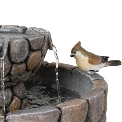 Cheapest β Glitzhome® 2ft. 2-Tier Stone-Like Outdoor Birdbath Fountain π 15 Cheapest β Glitzhome® 2ft. 2-Tier Stone-Like Outdoor Birdbath Fountain π -Glitzhome Sales D303612S 6