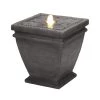 Outlet ⌛ Glitzhome® 17.5'' Stone Sculpture Outdoor LED Fountain 😀 -Glitzhome Sales D303617S 1