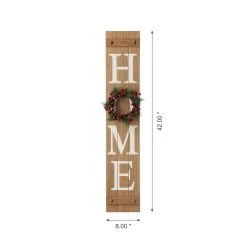 Hot Sale π Glitzhome 42"H Wooden Brown "HOME" Porch Sign with 3 Changable Wreaths βοΈ 17 Hot Sale π Glitzhome 42"H Wooden Brown "HOME" Porch Sign with 3 Changable Wreaths βοΈ -Glitzhome Sales D303636S 8