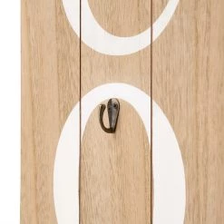 Discount 🛒 Glitzhome 60"H Wooden Brown "WELCOME" Porch Sign with 4 Changable Wreaths 🤩 -Glitzhome Sales D303638S 7