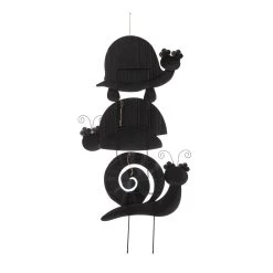 Best Pirce 🧨 Glitzhome® 4ft. Multi-Functional 3 Piece Metal Tortoise Ladybug Snail Yard Stake 🔔 -Glitzhome Sales D303649S 5