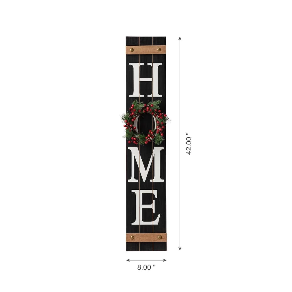 New π Glitzhome 42"H Wooden Black "HOME" Porch Sign with 3 Changable Wreaths π₯ 10 New π Glitzhome 42"H Wooden Black "HOME" Porch Sign with 3 Changable Wreaths π₯ - Image 8