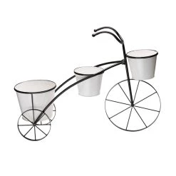 Best Pirce 𧨠Glitzhome® 2.5ft. White & Black Metal Bicycle Plant Stand 𧨠14 Best Pirce 𧨠Glitzhome® 2.5ft. White & Black Metal Bicycle Plant Stand 𧨠-Glitzhome Sales D303674S 5