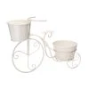 Brand new 🔔 Glitzhome® 21.5'' White Metal Bicycle Plant Stand 🌟