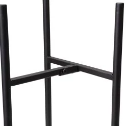 Outlet 🌟 Glitzhome® Orange & Black Modern Washed Metal Plant Stand, 3ct. 😍 -Glitzhome Sales D303688S 7