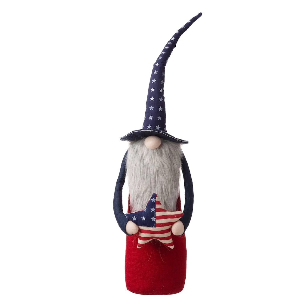 Outlet π Glitzhome® 28" Patriotic Fabric Gnome Decoration 𧨠3 Outlet π Glitzhome® 28" Patriotic Fabric Gnome Decoration π§¨