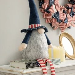Brand new π Glitzhome® 24" Patriotic Fabric Sitting Gnome Decoration β¨ 13 Brand new π Glitzhome® 24" Patriotic Fabric Sitting Gnome Decoration β¨ -Glitzhome Sales D329931S 4