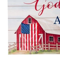 Buy 🤩 Glitzhome® 30" Wooden America Wall Decoration ✔️ -Glitzhome Sales D329932S 4