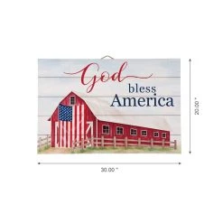 Buy 🤩 Glitzhome® 30" Wooden America Wall Decoration ✔️ -Glitzhome Sales D329932S 6