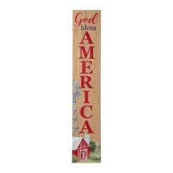Best reviews of βοΈ Glitzhome® 42" Wooden Patriotic Porch Sign π§¨