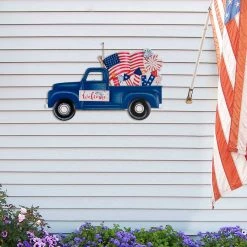 Wholesale ⭐ Glitzhome® 24" Metal American Truck Yard Stake ⭐ 13 Wholesale ⭐ Glitzhome® 24" Metal American Truck Yard Stake ⭐ -Glitzhome Sales D329956S 4