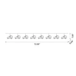 New π Glitzhome® 6ft. Galvanized Patriotic Truck Garland π 13 New π Glitzhome® 6ft. Galvanized Patriotic Truck Garland π -Glitzhome Sales D330014S 6