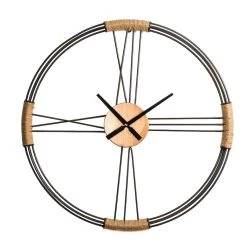Coupon 🤩 Glitzhome® 32" Oversized Modern Farmhouse Metal Wall Clock 🥰