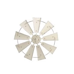Brand new 😀 Glitzhome® 22" Beige Metal Wind Spinner Wall Décor ✨