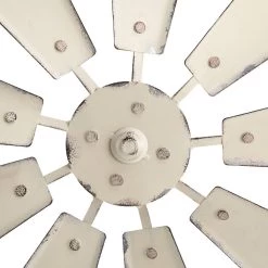 Brand new 😀 Glitzhome® 22" Beige Metal Wind Spinner Wall Décor ✨ -Glitzhome Sales D353170S 8