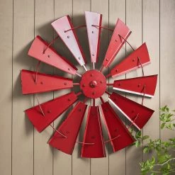 Coupon ๐ Glitzhome® 28.5" Red Metal Wind Spinner Wall Décor ๐งจ 13 Coupon ๐ Glitzhome® 28.5" Red Metal Wind Spinner Wall Décor ๐งจ -Glitzhome Sales D353171S 4